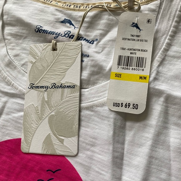 Tommy Bahama Destination Lux short-sleeve tee - Picture 4 of 7
